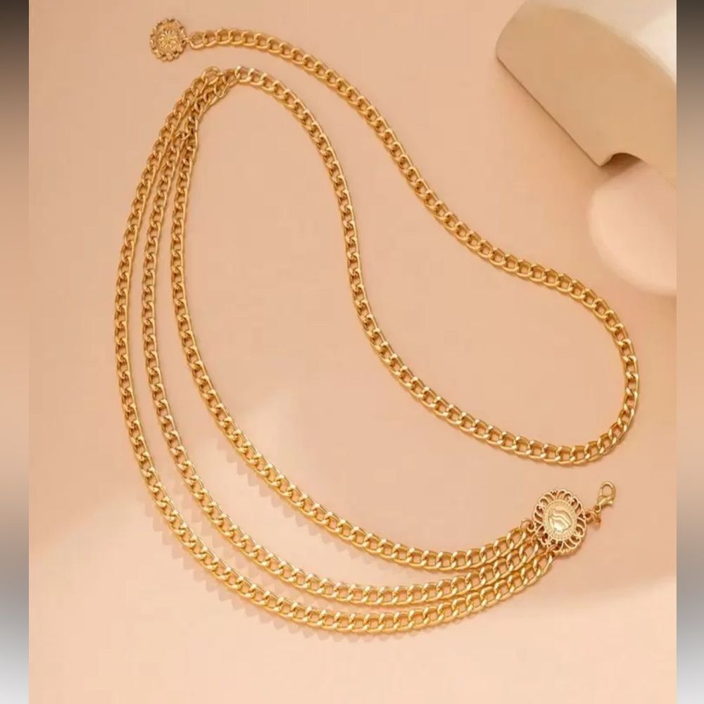 Elegant Gold Chain belt N1029
